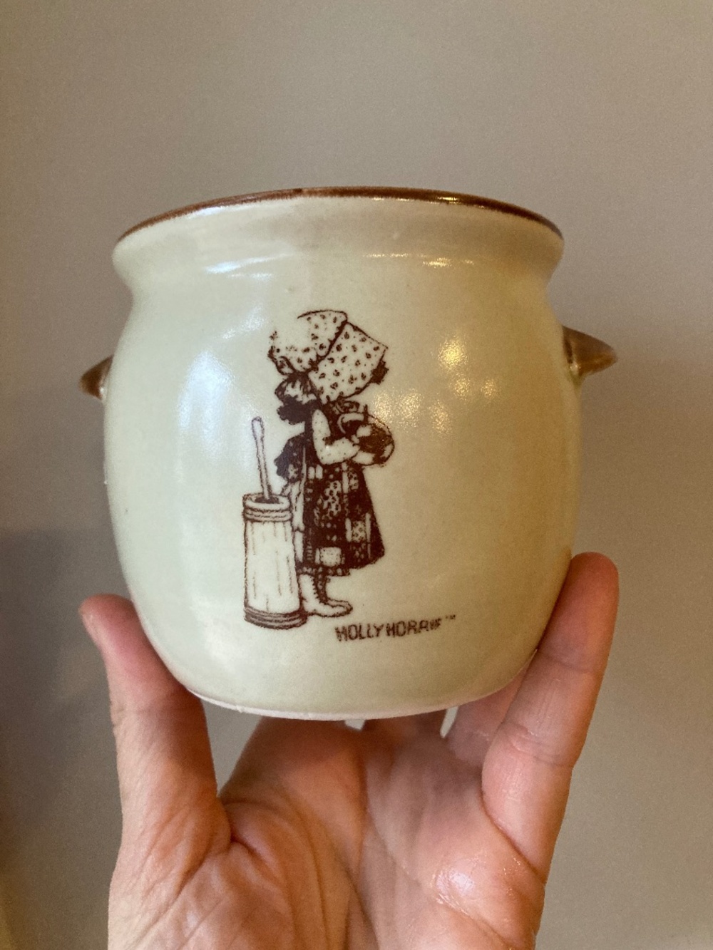 Holly Hobbie Hearth and Home Stoneware Crock